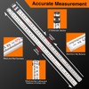 Mountlaser Aluminum Grade Rod 9Foot-10th, 3 Sections Dual Sided Telescoping