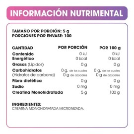 Creatina Monohidratada Micronizada True Performance 500g                                                                                              