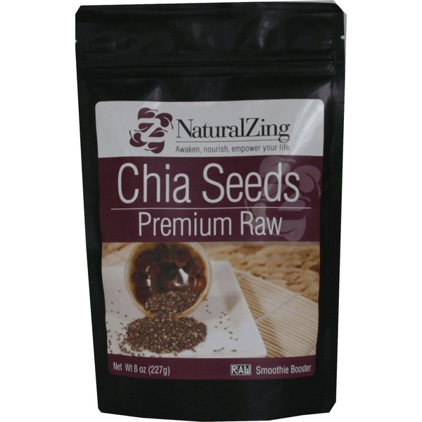 Chia Seeds (Raw, Organic, Heirloom) 8 oz