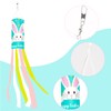 Lucleag 2 PCS Happy Easter Windsock, Easter Egg Bunny Rabbit