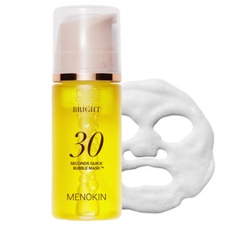 MENOKIN 30 Seconds Quick Bubble Mask Bright 95ml - MENOKIN 30 Seconds Quick Bubble Mask Bright 95ml