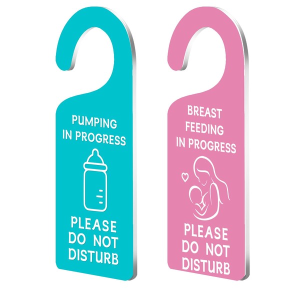 CHGCRAFT 2Pack Breastfeeding in Progress Pumping in Progress Do Not