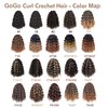 ToyoTress GoGo Curl Crochet Hair - 14 Inch 8 Packs