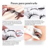 Kit De Pestaras Magneticas Reutilizables Con Aplicador 2pars
