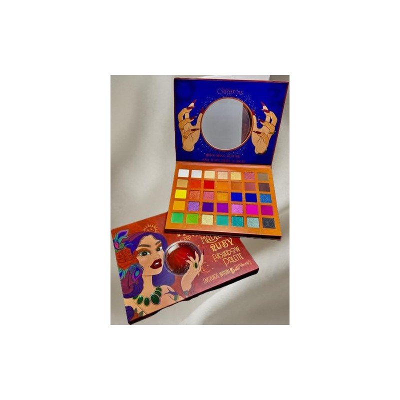 Fortune Teller Eyeshadow Palette, Mystic Collection, 28 Vibrant Colors with