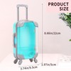 AIOMOB 10 Pack Mini Suitcase Party Favor Box Plastic Suitcase
