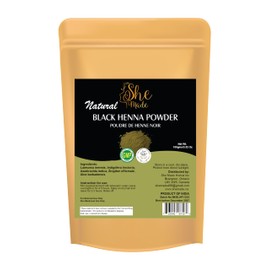 Pure Natural Black Heena Powder, Natural Hair Color, Kali Mehendi for Soft & Shinier Hair