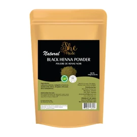 Pure Natural Black Heena Powder, Natural Hair Color, Kali Mehendi for Soft & Shinier Hair