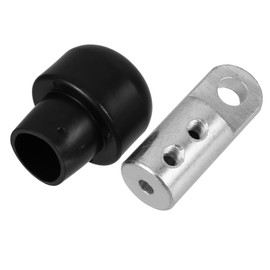 Sosoport 1 Set Fitness Equipment Accessories Gym Equipment Exercise Wire Rope Stopper Universal Pulley Base Stopper Gym Cable Replacement Fitness Machine Parts Cable Stopper Stainless Steel