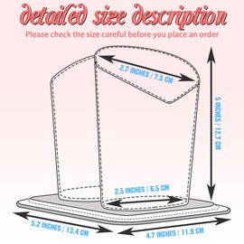 bvya Double Eye Glass Holder Stands, Candy Sweet Color Eyeglasses Holder with Plush Lining for Table, Desk, Nightstand