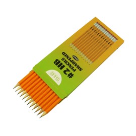 S & E TEACHER'S EDITION 1728pcs Pre-sharpened Pencils with eraser top, No.2 pencils #2 HB pencil Bulk, Golf, Classroom, Pew, 12Pcs/box (144 boxes case)