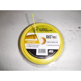 WEED WARRIOR HEAVY DUTY CRIMPED TRIMMER LINE .065 X 100' LENGTH MADE IN USA