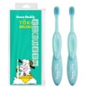 Snow Buddy Toki Kids Toothbrush for ages 6-12, Extra-Soft Bristles,