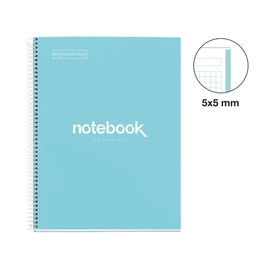 Miquelrius Spiral Notebook A4 Sky Blue