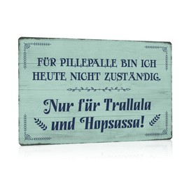 Set of 5 Retro Metal Signs with Sayings Funny "Ich bin Jetzt in Einem Alter - Lüge nicht betrüge nicht" Metal Signs with Sayings Funny Wall Decoration Gift DIN A4