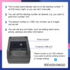 KOQICALL Ticket Dispenser Take a Number 57mm Receipt Ticket Thermal