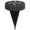 vidaXL Solar Ground Lights with Ground Spike 4pcs Warm White