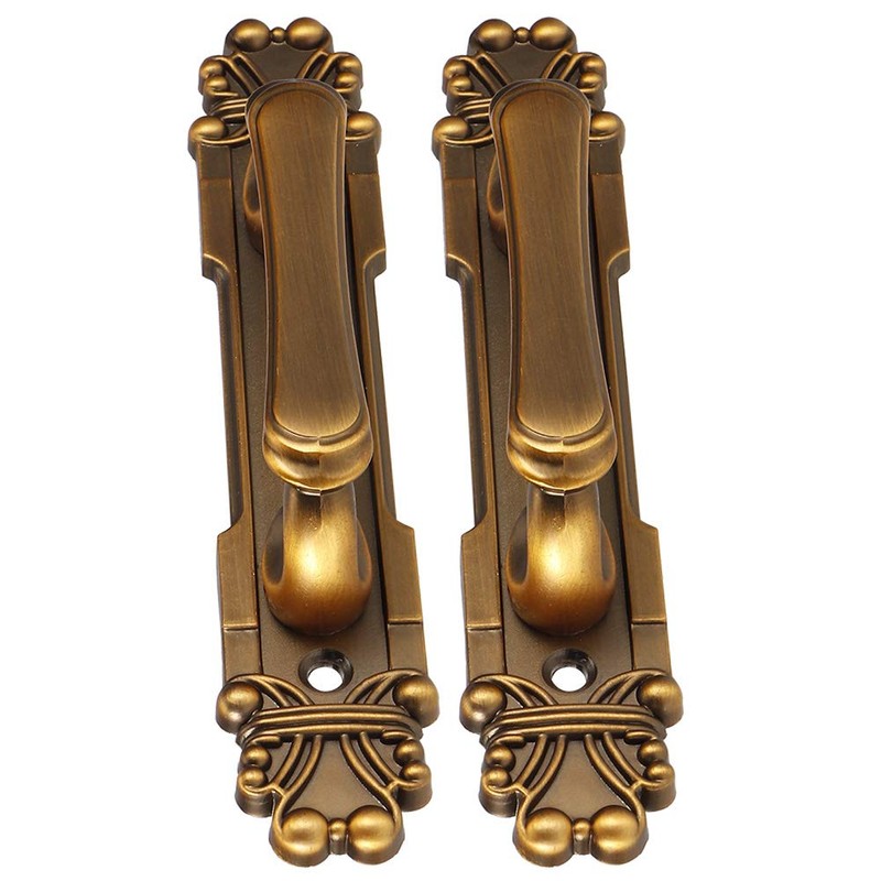 2Pcs/set Door Handle Zinc Alloy european style Antique Door Pull