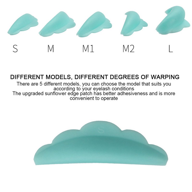 Eyelashes Perming Kit Reusable Eyelash Silicone Patch Curling Set Eyelash