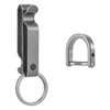 KeyUnity KM00 Keychain, Belt Keychain, Keyring, Belt Sash Clip, Double-Sided,