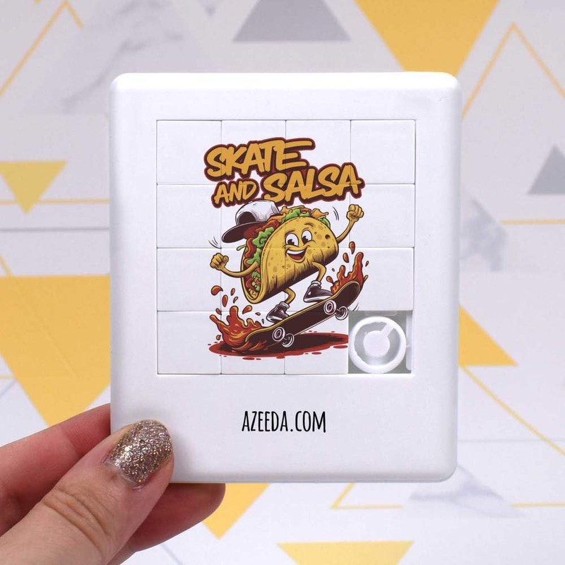 Azeeda 'Skate und Salsa' Schiebepuzzle (PZ00035204)