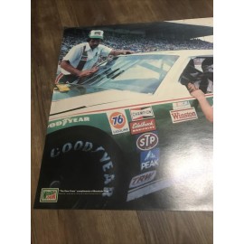 Vintage 1981 Mtn Dew NASCAR Poster, #11 Darrell Waltrip “The Dew Crew”, 17”x22”