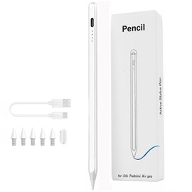 AQSQWQ Stylus Pen for i-Pad 2018-2024 with Fast Charging Performance Palm Rejection and Tilt Sensitivity, Compatible with i-Pad 10/9/8/7/6, i-Pad Pro 11"/12.9", i-Pad Air 5/4/3, i-Pad Mini 5/6