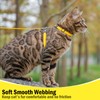 PUPTECK Adjustable Cat Harness and Leash Set Escape Proof Kitten