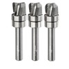Ultra-Shear Compact Bowl Router Bits, 3-Piece Set, 1/4 Inch Shank,