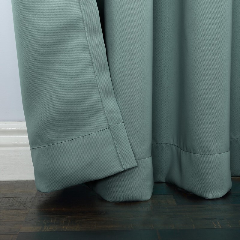 Sun Zero Easton Extra-Wide Blackout Grommet Sliding Patio Door Curtain