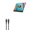 BoxWave Cable Compatible with Desklab Touchscreen Portable Monitor - PowerDisplay