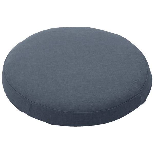 Cellutane A1063a-612DBL SWEETS Diameter: 15.2 inches (38.5 cm), Thickness: 2.6 inches (6.5 cm), Washable Cover, Round, Denim Style, Indigo Blue, Made in Japan