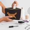 DITXIT Cute Golden Retriever Cosmetic Bag Travel Makeup Bag Organizer