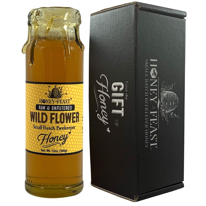 Honey Feast, Honey Wild Flower, 12 Ounce