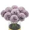 Blooming Paradise 10Pcs Artificial Fake Flower Plants Silk Chrysanthemum Ball