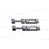 Auto OVERLAY Gloss Black SIERRA HD SLT Emblems Fit 2024+