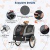 Giantex Dog Bike Trailer, Dog Bicycle Trailer, Pet Cart Carrier