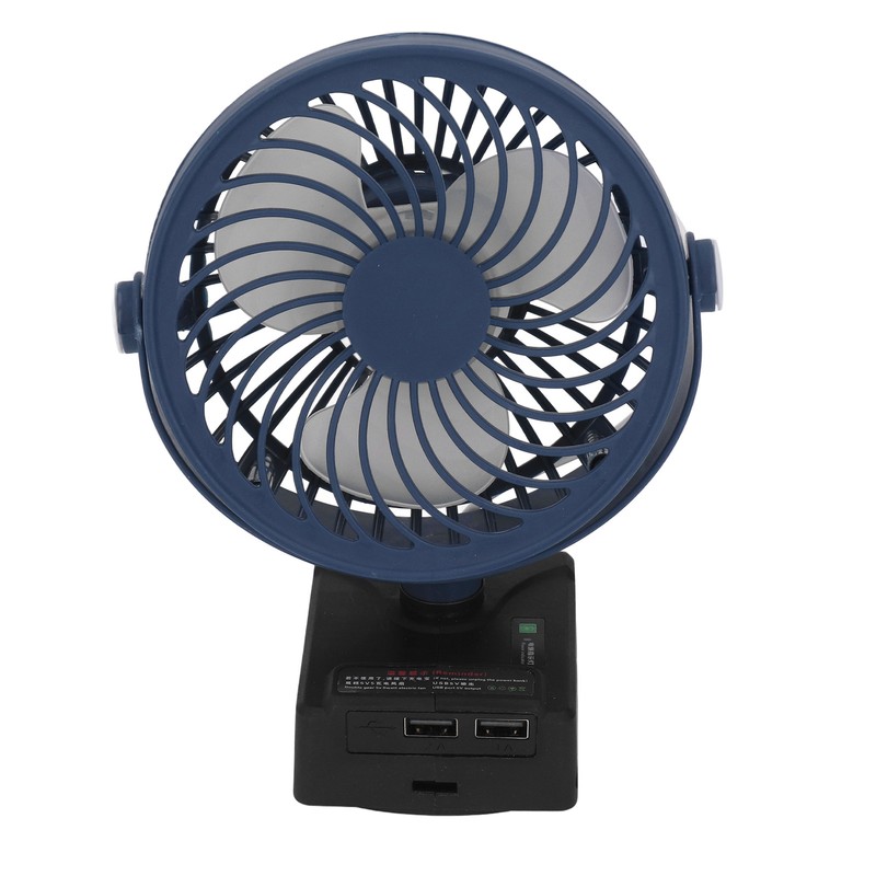 Lithium Battery Fan Cordless 2 Speeds Adjustable Angle Portable 21V