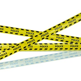 Boland 01416 – Police Barrier Tape, Size 15 m x 7.5 cm, Yellow/Black, Barrier Tape Police, Construction Site, Securing Crime Scene, Carnival, Theme Party
