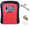 Key Box Wall Mounted 4 Digit Aluminium Alloy Simple Safe