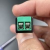 Lewttyer BNC Video Balun Connector Solderless Adapter Terminal Block, 2-Pin