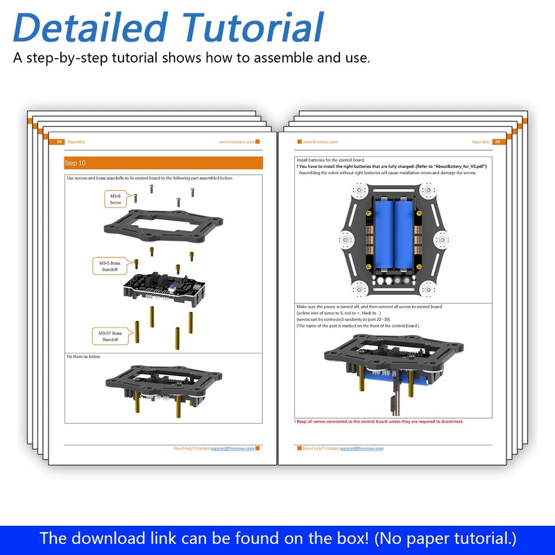 Freenove Kit de Robot hexápodo (Compatible con Arduino IDE), aplicación