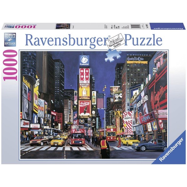 Ravensburger Times Square - 1000 Piece Jigsaw Puzzle for Adults – Every Piece is Unique, Softclick Technology Means Pieces Fit Together Perfectly