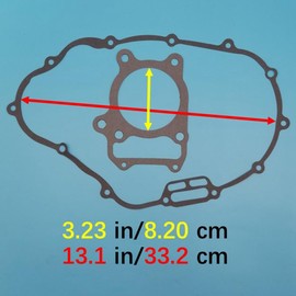 Tuzliufi Complete Engine Gasket Kit Set for Honda TRX300EX TRX300 EX TRX 300EX Forutrax 300 1993 1994 1995 1996 1997 1998 1999 2000 Sportrax 300 2001 2002 2003 2004 2005 2006 2007 2008 Z1028