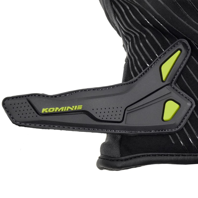 Komine GK-846 Protective Winter Motorcycle Gloves, Basalt Grey, L