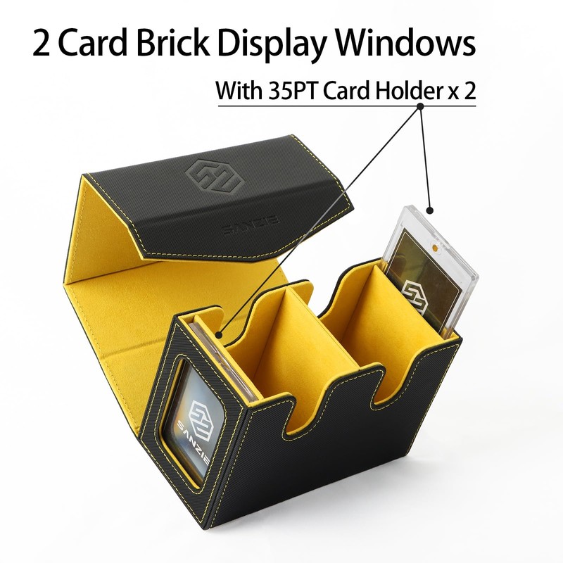 SANZIE Card Deck Box for MTG Commander Deck Box with