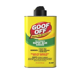 Goof Off Super Glue Remover - 4.5 oz. can, Yellow (FG678)