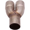 Unbranded 2-1 SS 304 Exhaust Merge Collector Dual 2.5" ID