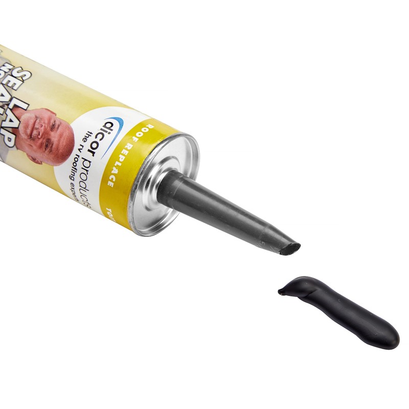 Dicor 551LSB-1 HAPS-Free NON-Leveling Lap Sealant - 10.3 Oz, Black,