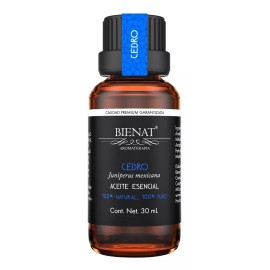 Bienat Aromaterapia Aceite Esencial De Cedro 30 Ml 100% Natural 100% Puro